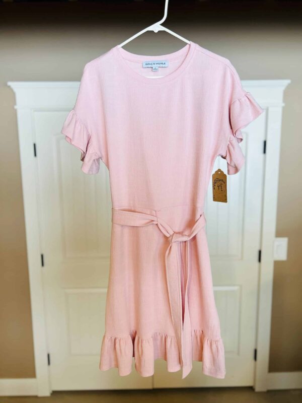 Pink/ruffle dress
