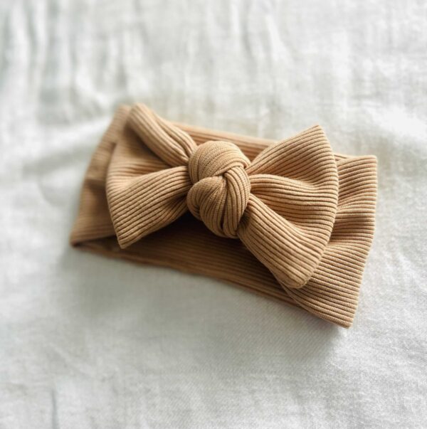 Tan Ribbed Headband