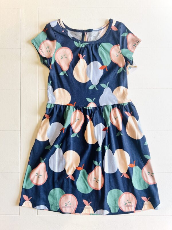 Navy/pear dress