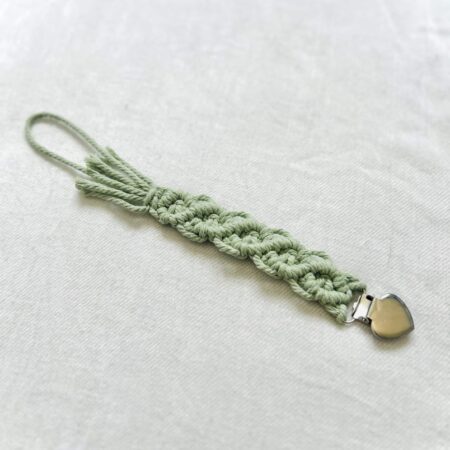 Sage green Paci clip