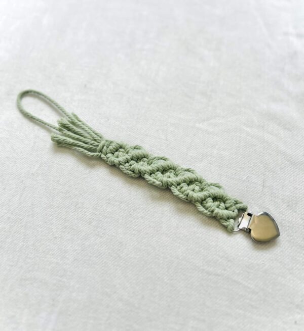 Sage green Paci clip