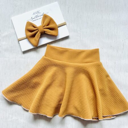 Yellow skirt w/ headband