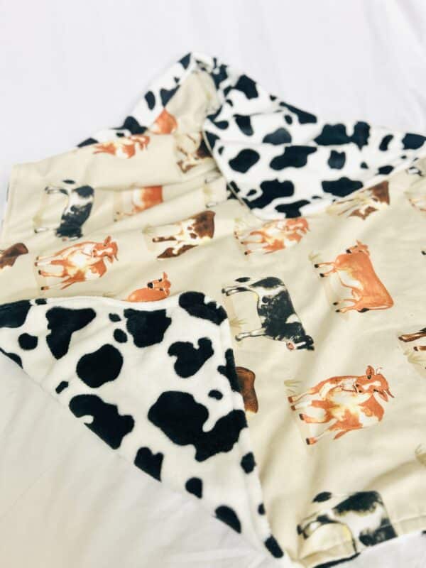 Tan cow blanket - Image 2