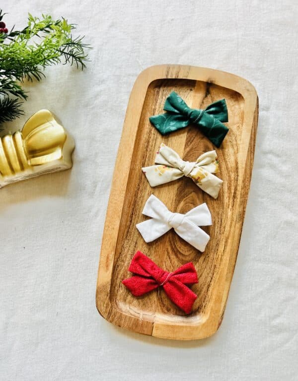 Christmas bow set